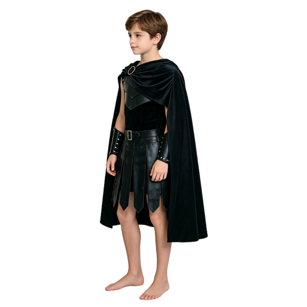 Odysseus braun schwarz Kinder Kostüm Set The Odyssey Odysseus Cosplay Outfit