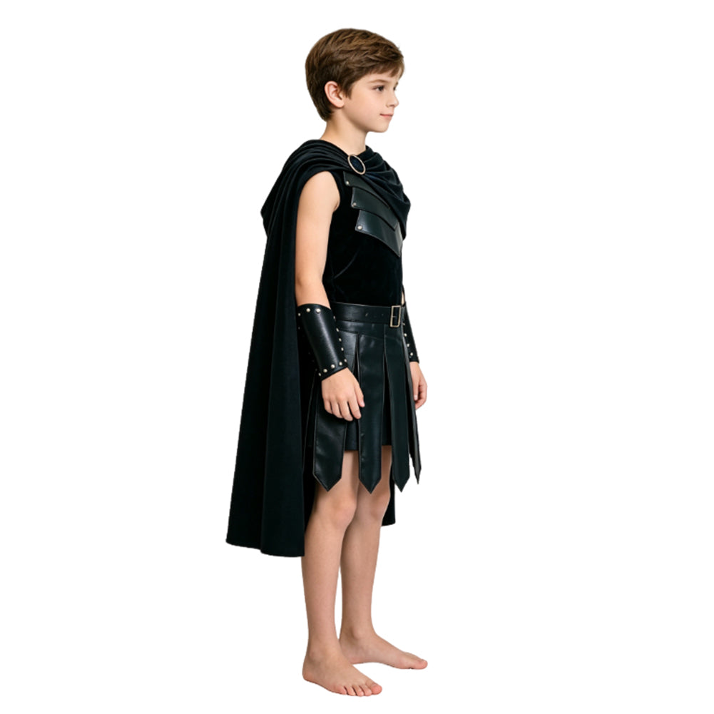 Odysseus braun schwarz Kinder Kostüm Set The Odyssey Odysseus Cosplay Outfit