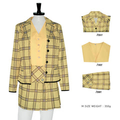 Cluless Film Cher Millennial-Outfits Cosplay Kostüm Halloween Karneval Outfits