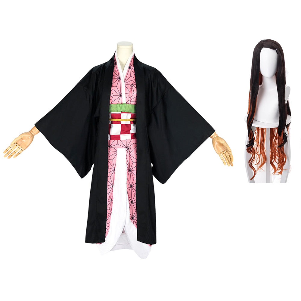 Demon Slayer Nezuko Kamado Kimono Cosplay Outfits