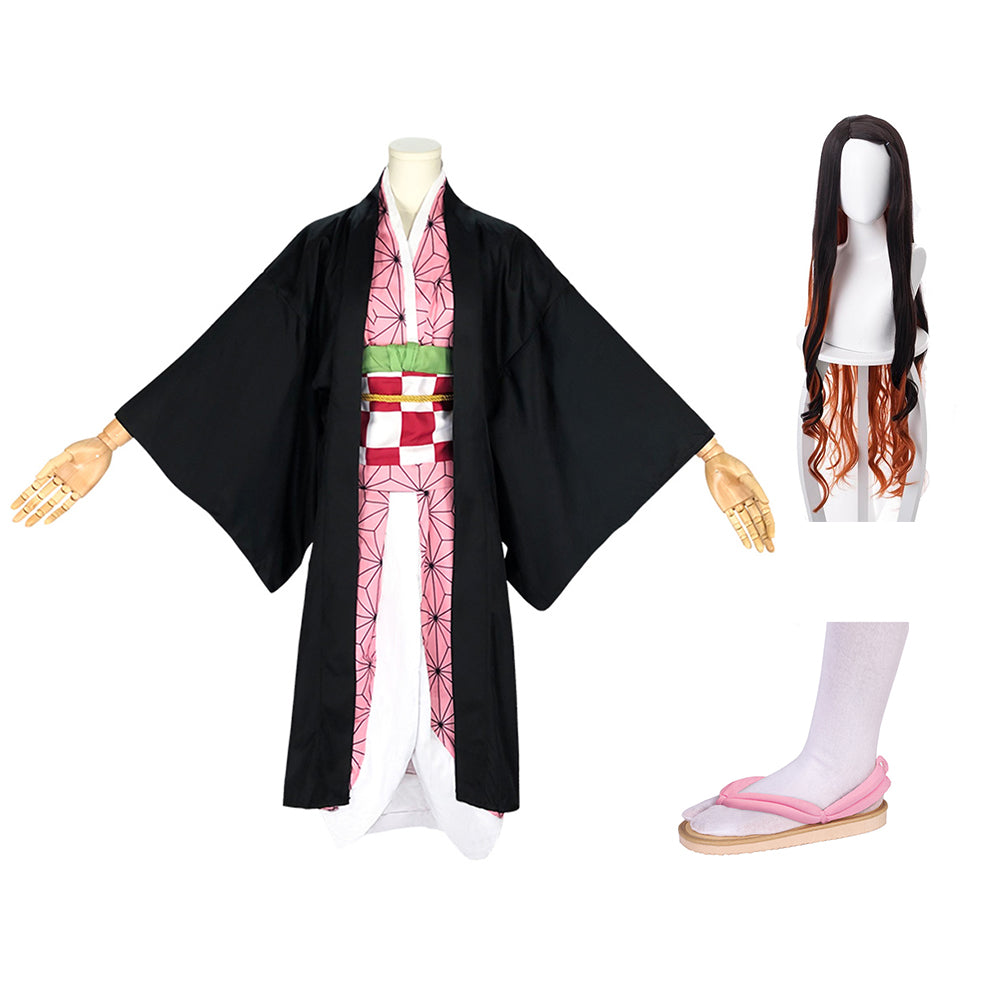 Demon Slayer Nezuko Kamado Kimono Cosplay Outfits