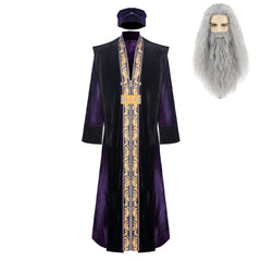 Harry Potter Gryffindor Albus Dumbledore Halloween Cosplay Kostüm Lila