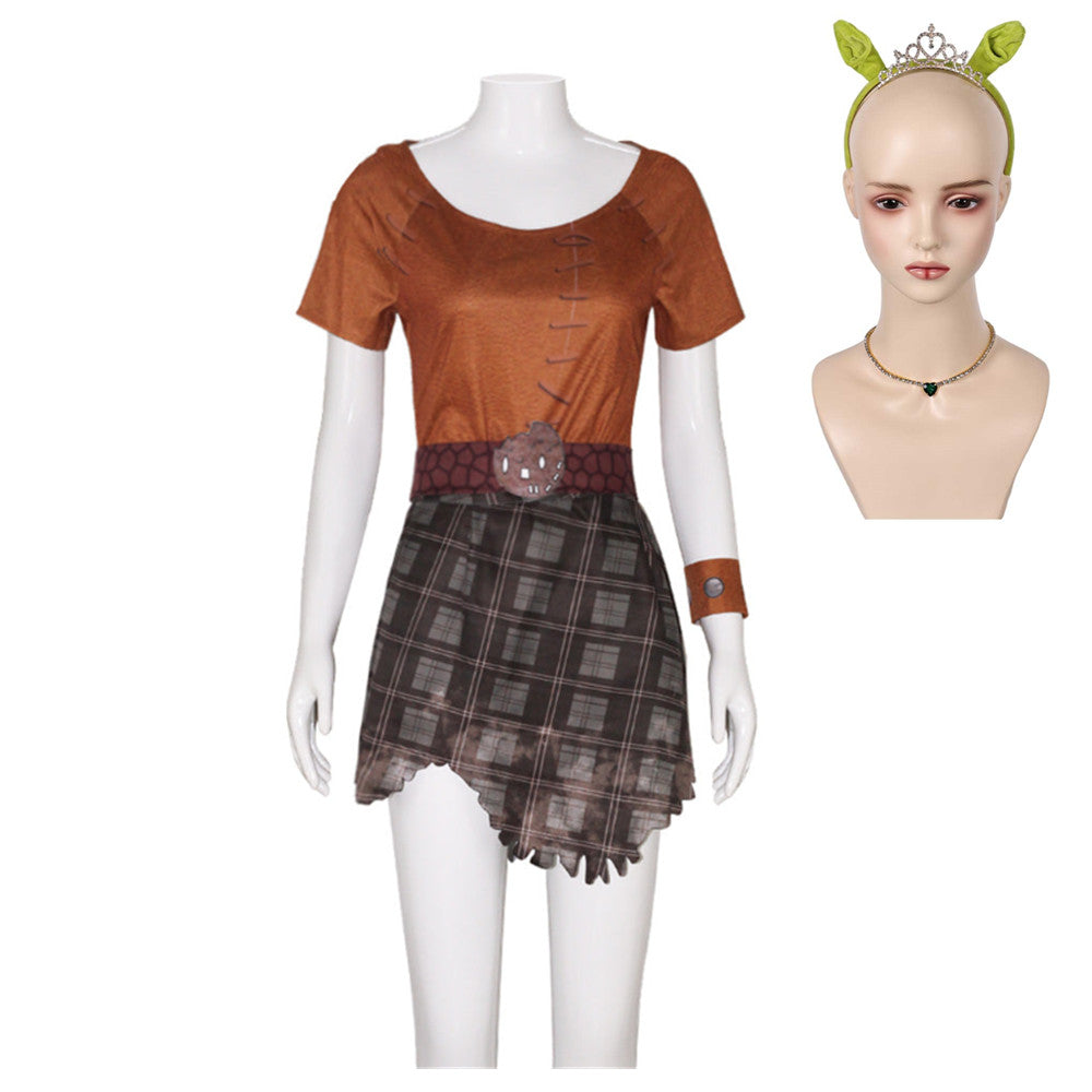 Shrek Prinzessin Fiona Kostüm Cosplay Outfits