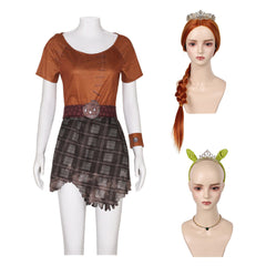 Shrek Prinzessin Fiona Kostüm Cosplay Outfits