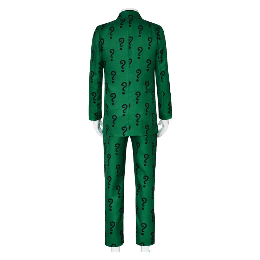 Gotham Riddler Edward Nygma grün Anzug Cosplay Kostüm Set