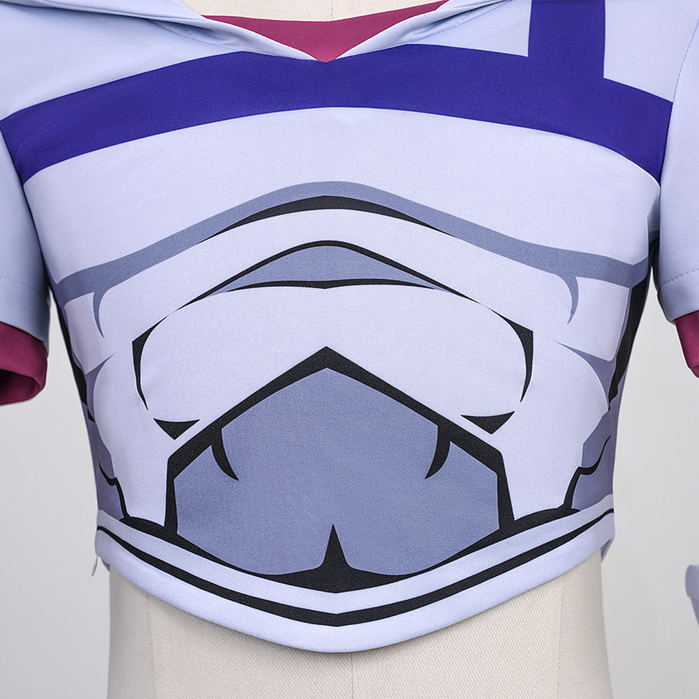 JoJo‘s Bizarre Adventure Johnny Joestar blau Kostüm Set Cosplay Outfit