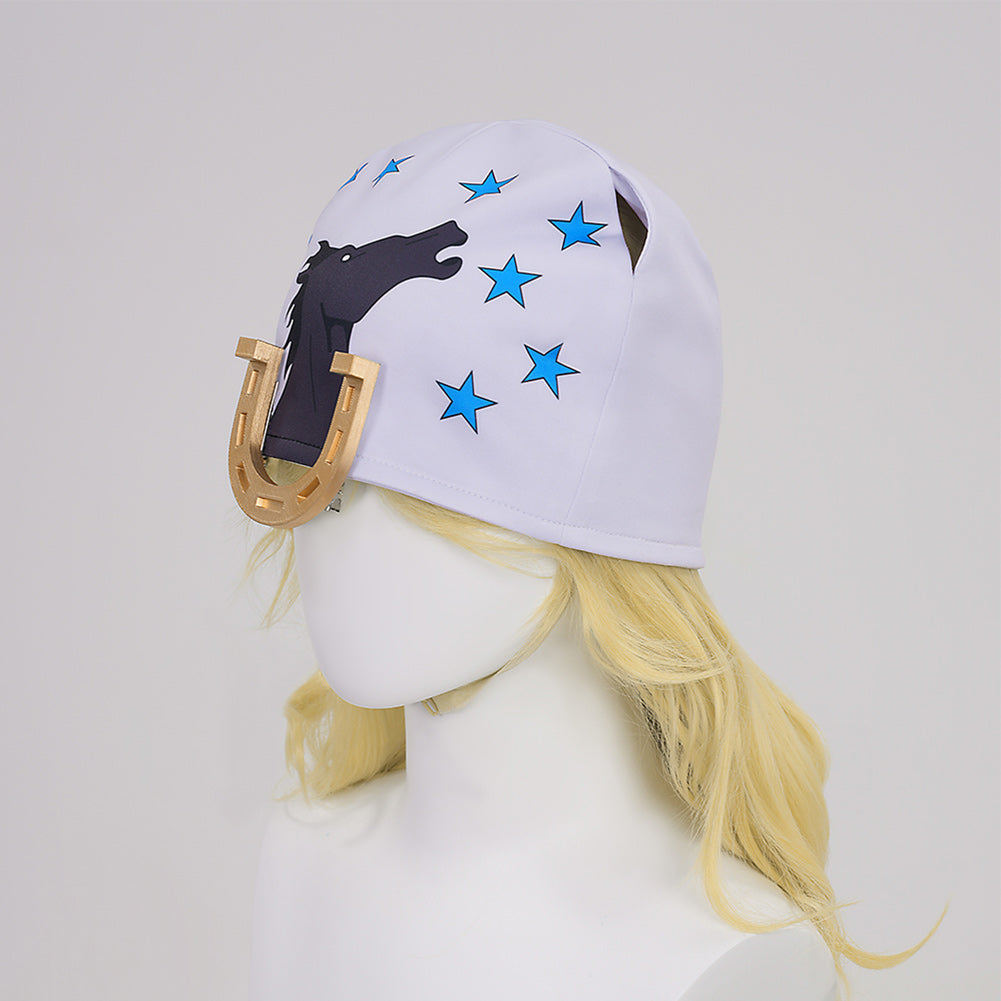 JoJo‘s Bizarre Adventure Johnny Joestar blau Kostüm Set Cosplay Outfit