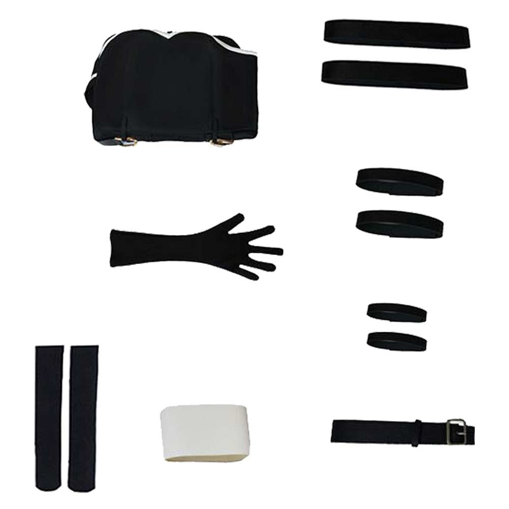 Frieren Beyond Journey‘s End - Übel schwarz Kleid Cosplay Kostüm