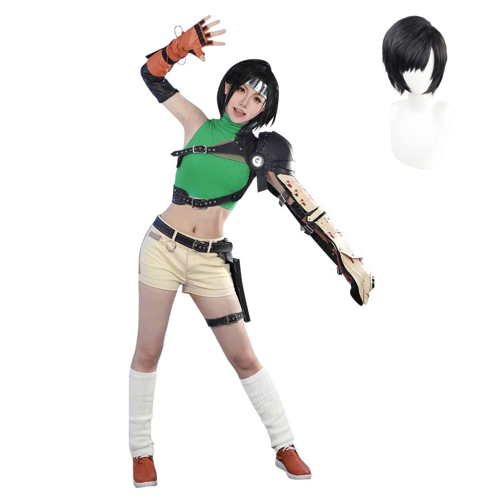 Yuffie Kisaragi Cosplay Kostüm Set Final Fantasy Yuffie Outfits