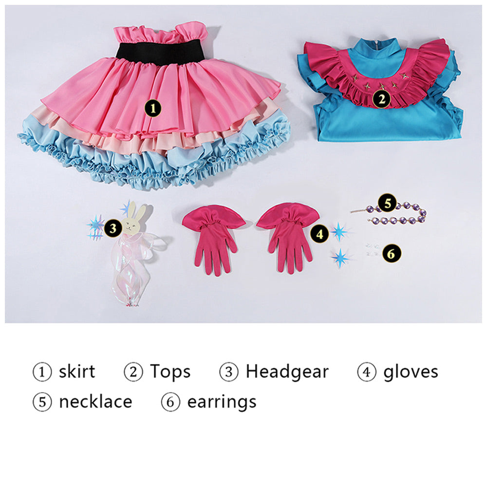 OSHI NO KO Ai Hoshino Cosplay Kleid Kostüm Halloween Karneval Outfits