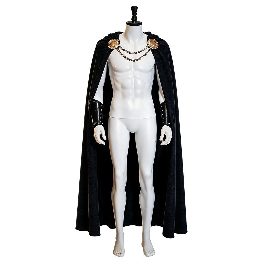 Agamemnon schwarz Kostüm Set The Odyssey Agamemnon Cosplay Outfit