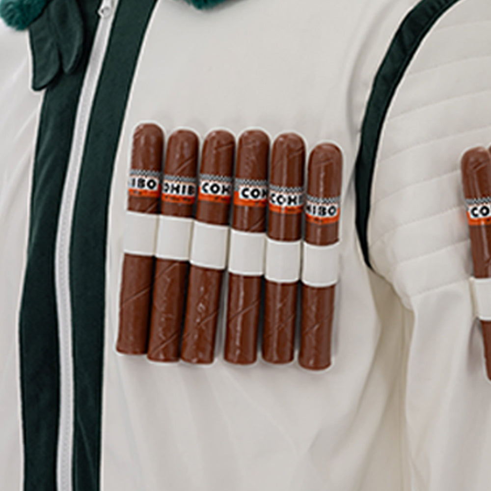 Smoker Kostüm Set One Piece 2026 Smoker weiß Cosplay Outfit