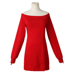 Yor Forger Cosplay SPY×FAMILY Kostüm rot Overall Halloween Karneval Outfits
