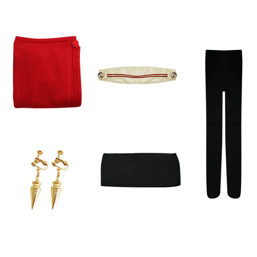 Yor Forger Cosplay SPY×FAMILY Kostüm rot Overall Halloween Karneval Outfits