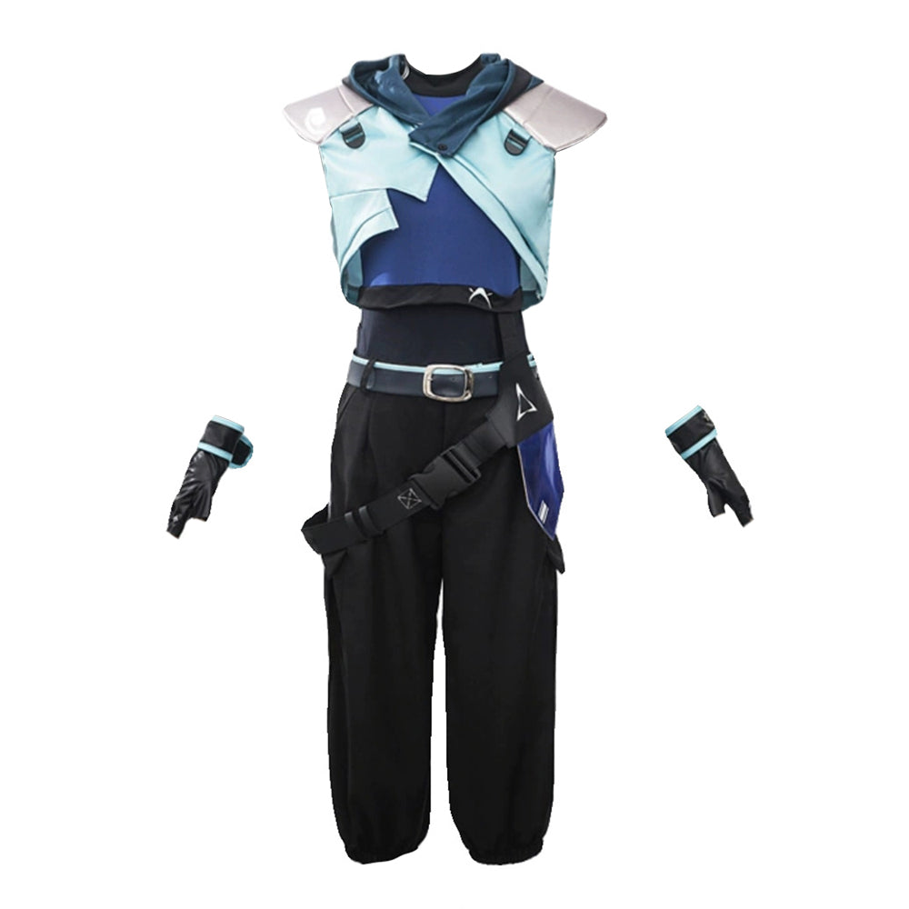 Jett Kostüm  Valorant Cosplay Halloween Jumpsuit Karneval Outfit