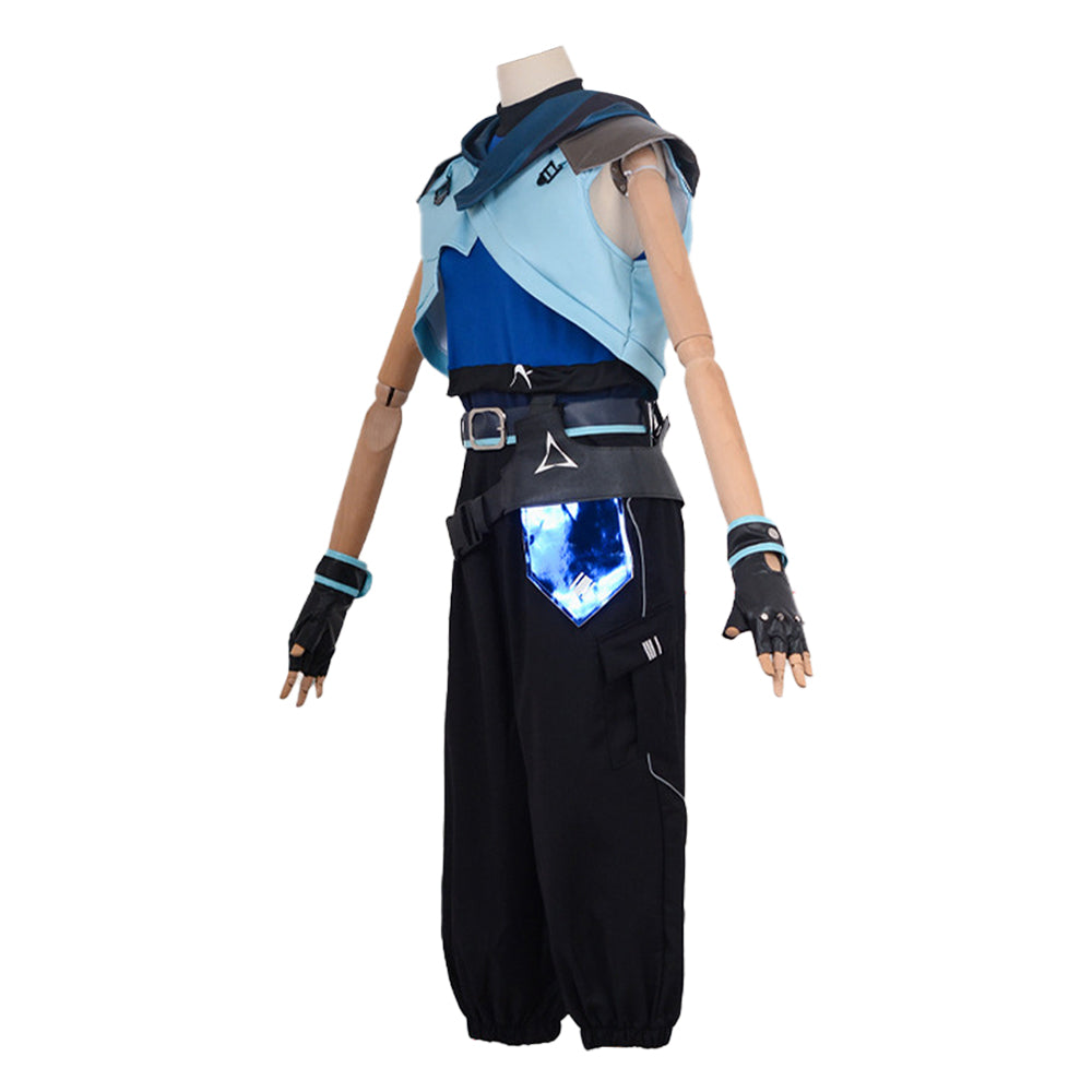 Jett Kostüm  Valorant Cosplay Halloween Jumpsuit Karneval Outfit