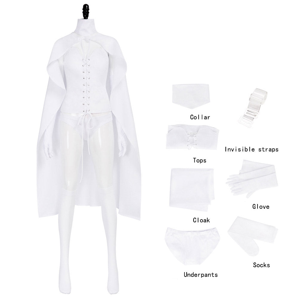 X-Men White Queen Kostüm Emma Grace Frost Cosplay Outfits