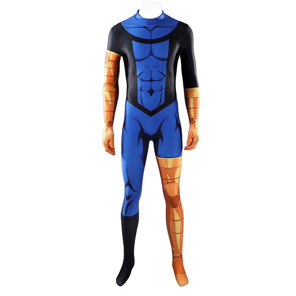 Mark Grayson blau Jumpsuit Invincible Cosplay Outfits