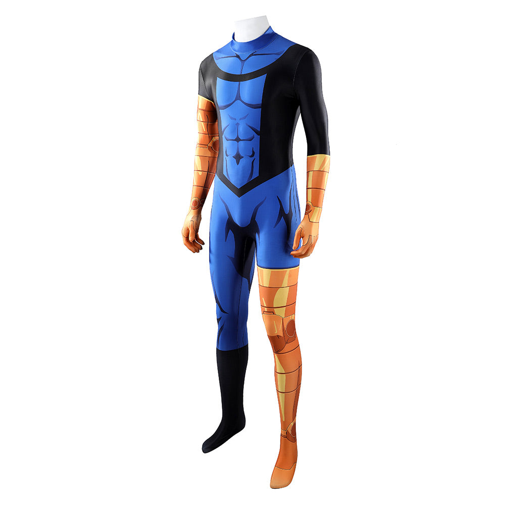 Mark Grayson blau Jumpsuit Invincible Cosplay Outfits