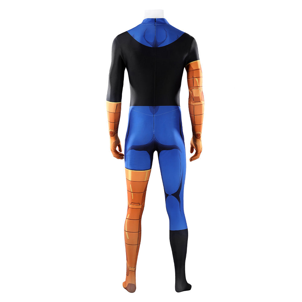 Mark Grayson blau Jumpsuit Invincible Cosplay Outfits