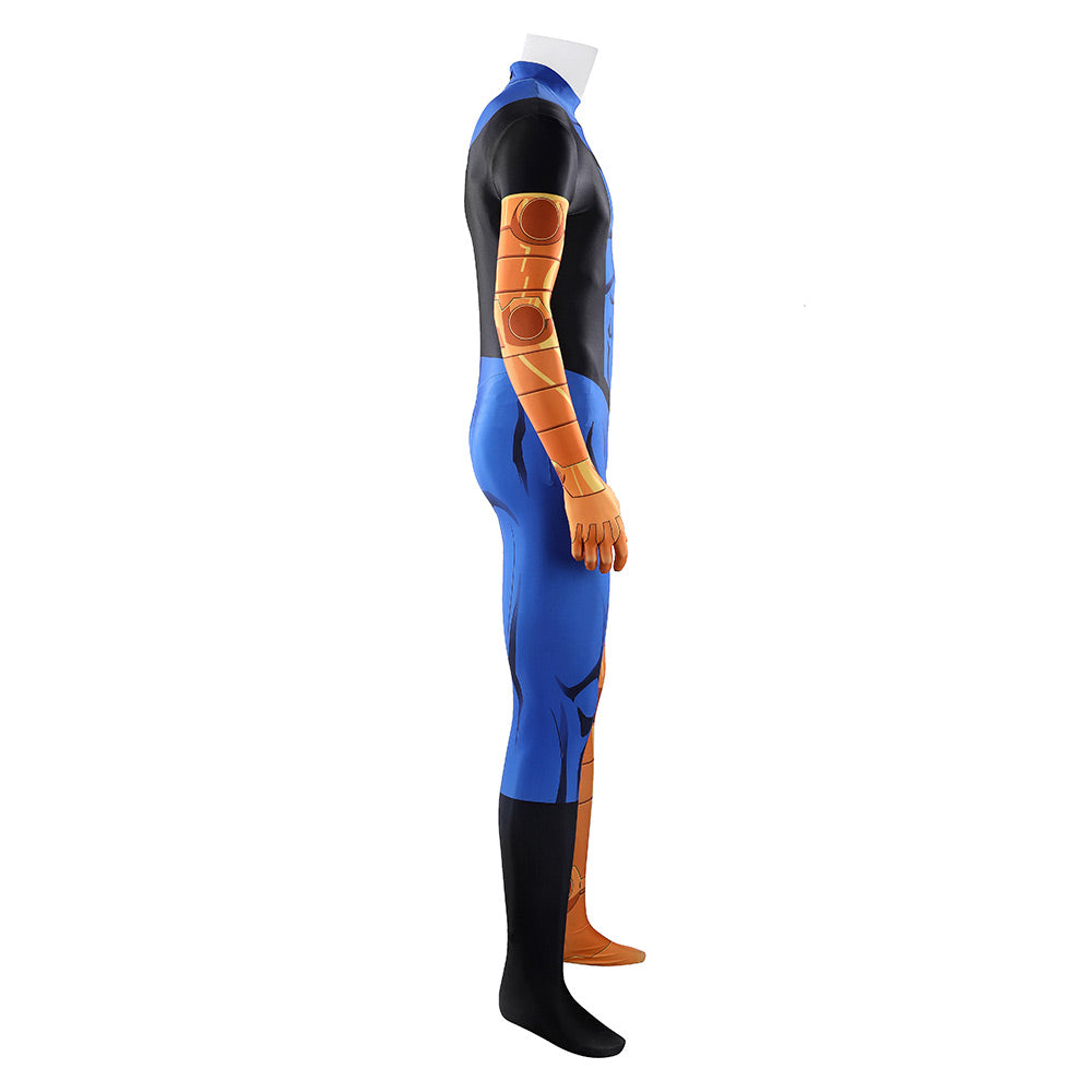 Mark Grayson blau Jumpsuit Invincible Cosplay Outfits
