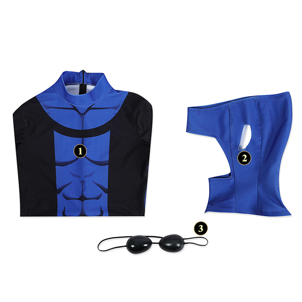 Mark Grayson blau Jumpsuit Invincible Cosplay Outfits