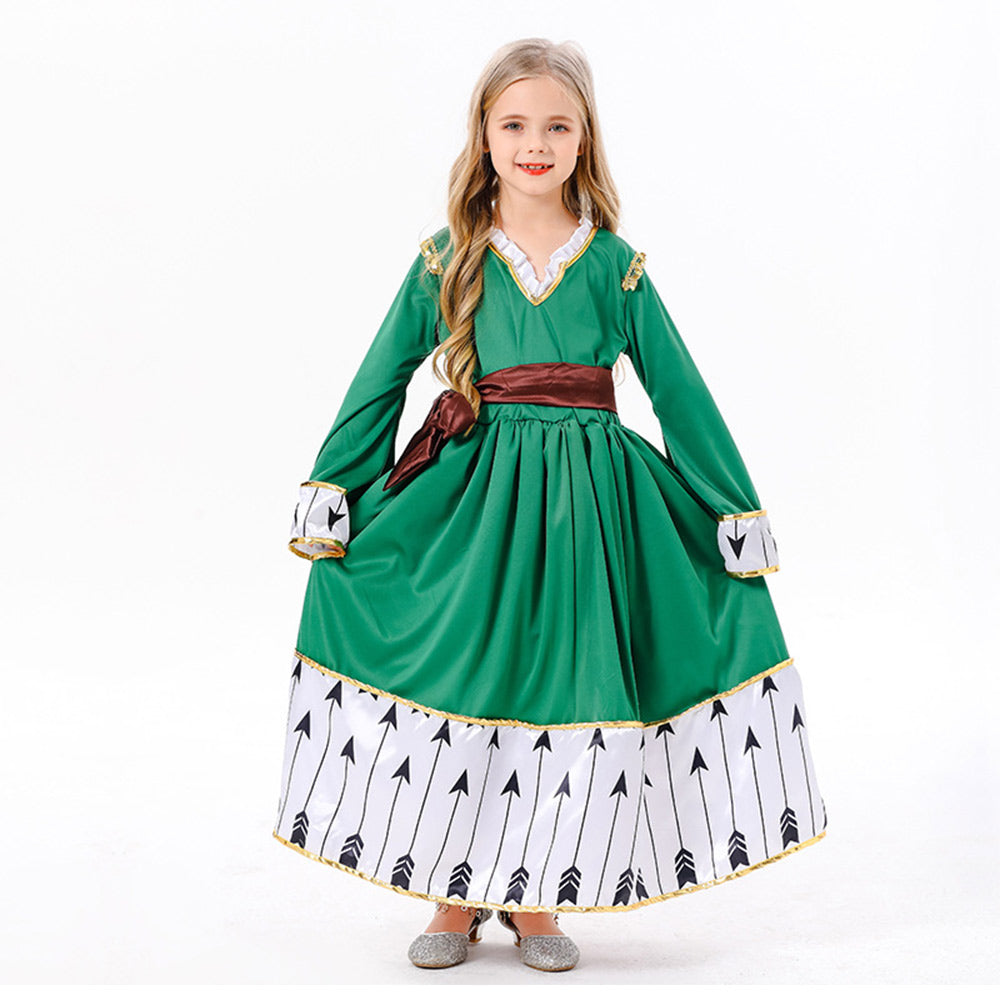 Kinder Mädchen Kleid Cosplay Kostüm Outfits Halloween Karneval Anzug Kinder Prinzessin