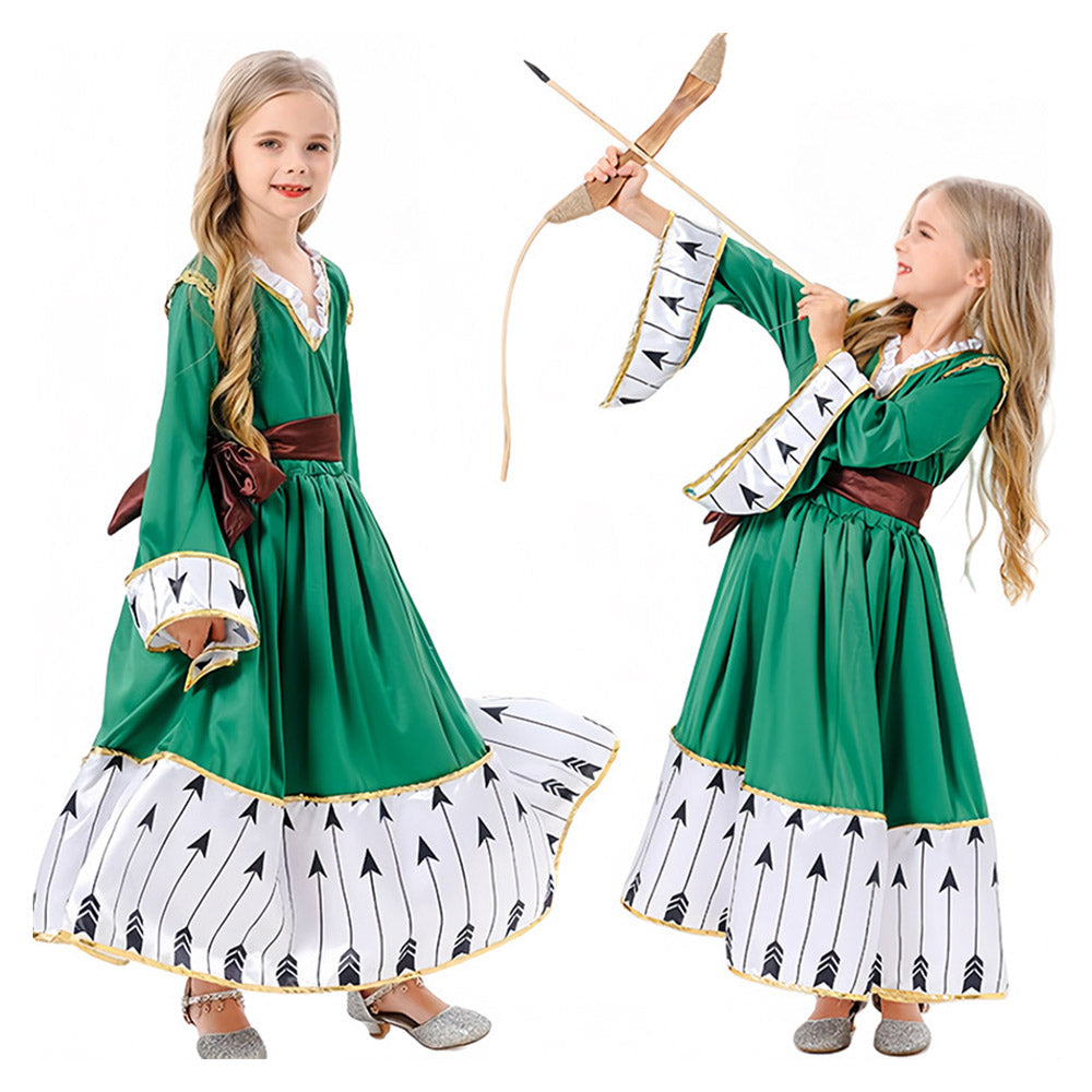 Kinder Mädchen Kleid Cosplay Kostüm Outfits Halloween Karneval Anzug Kinder Prinzessin