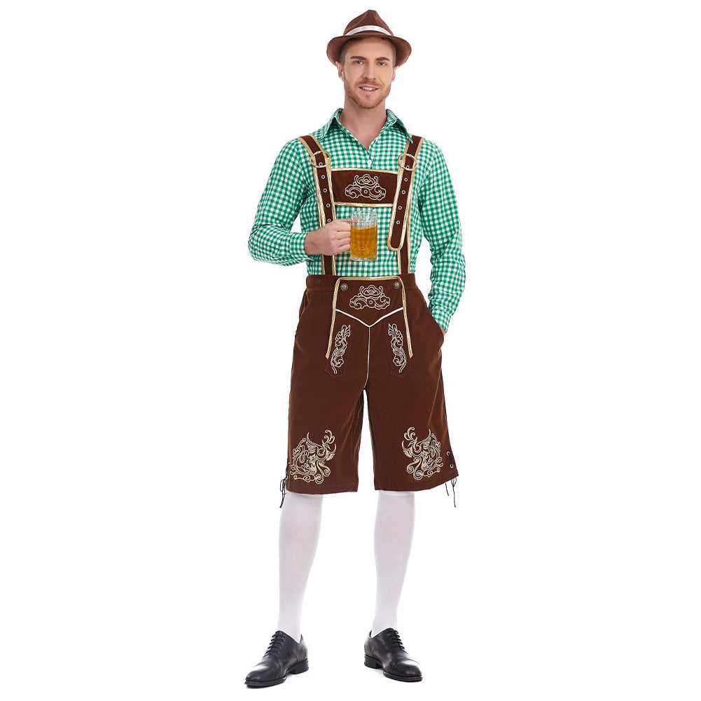 Herren Deutsch Bayerisch München Bierfest Oktoberfest Cosplay Kostüm Outfits Halloween Karneval Anzug