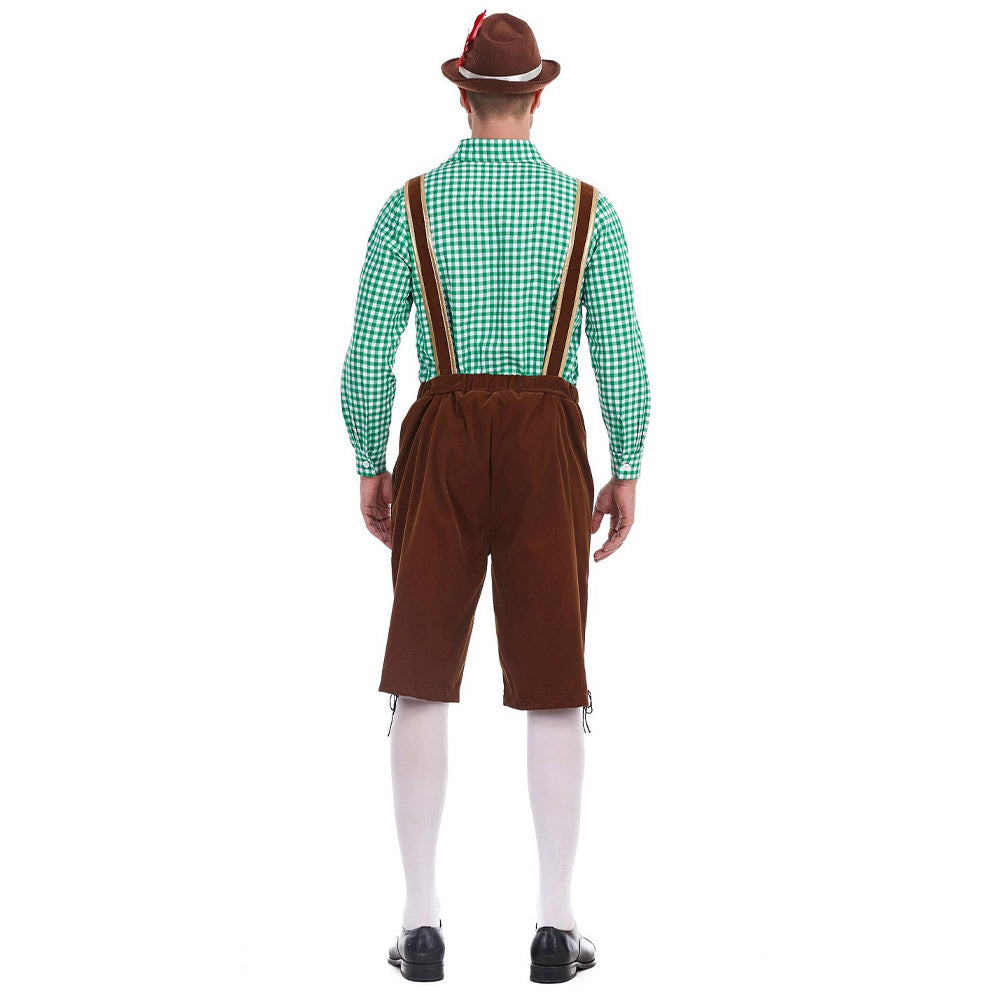 Herren Deutsch Bayerisch München Bierfest Oktoberfest Cosplay Kostüm Outfits Halloween Karneval Anzug