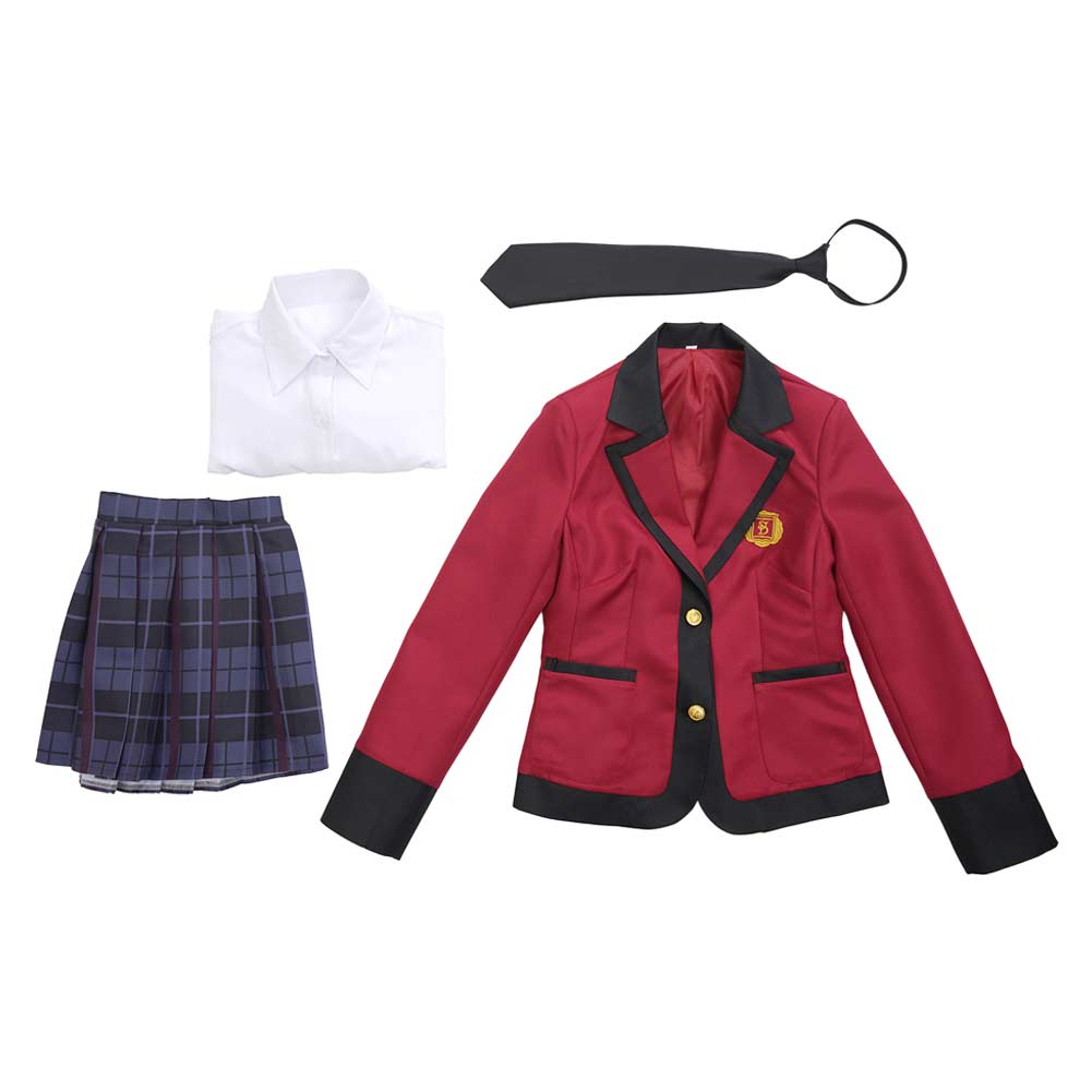 Kakegurui 2025 Compulsive Gambler Yumeko Jabami Schuluniform Cosplay Halloween Kanrevla Kostüm