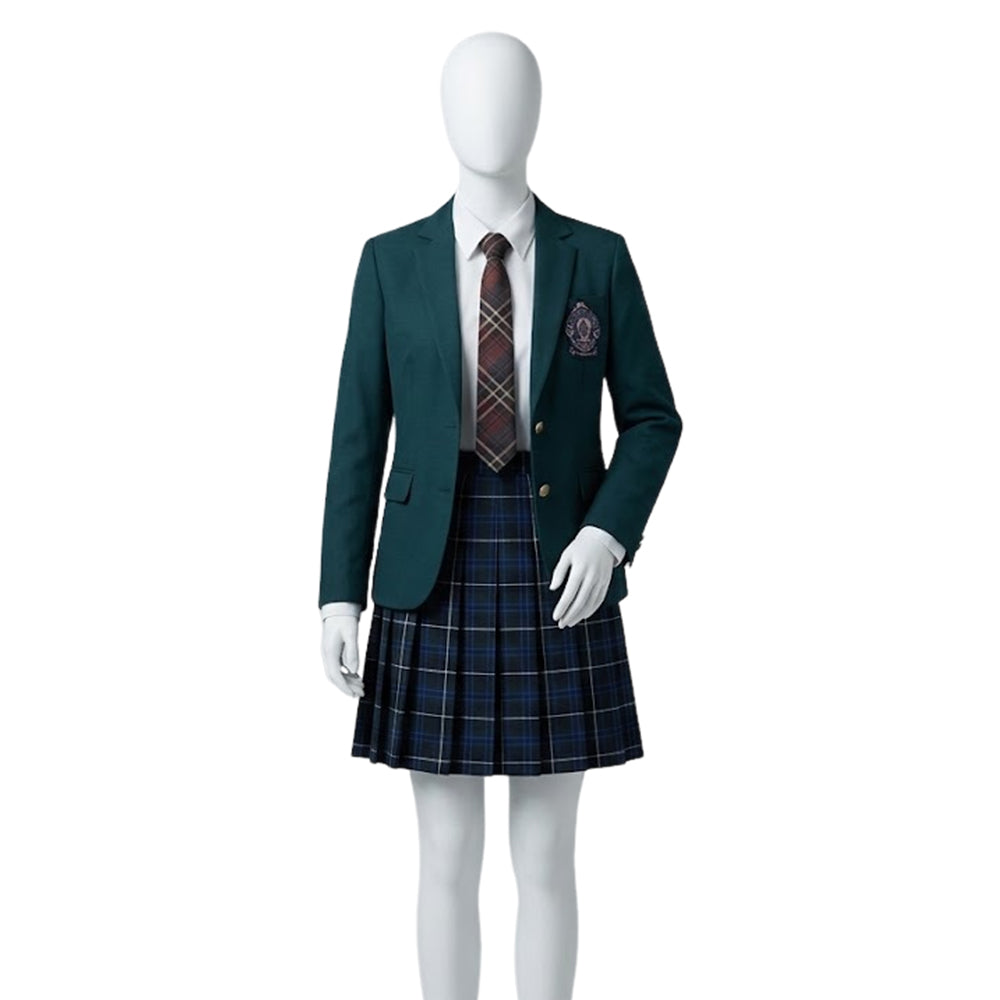 Coven Academy blau Kostüm Set Coven Academy Cosplay Outfit