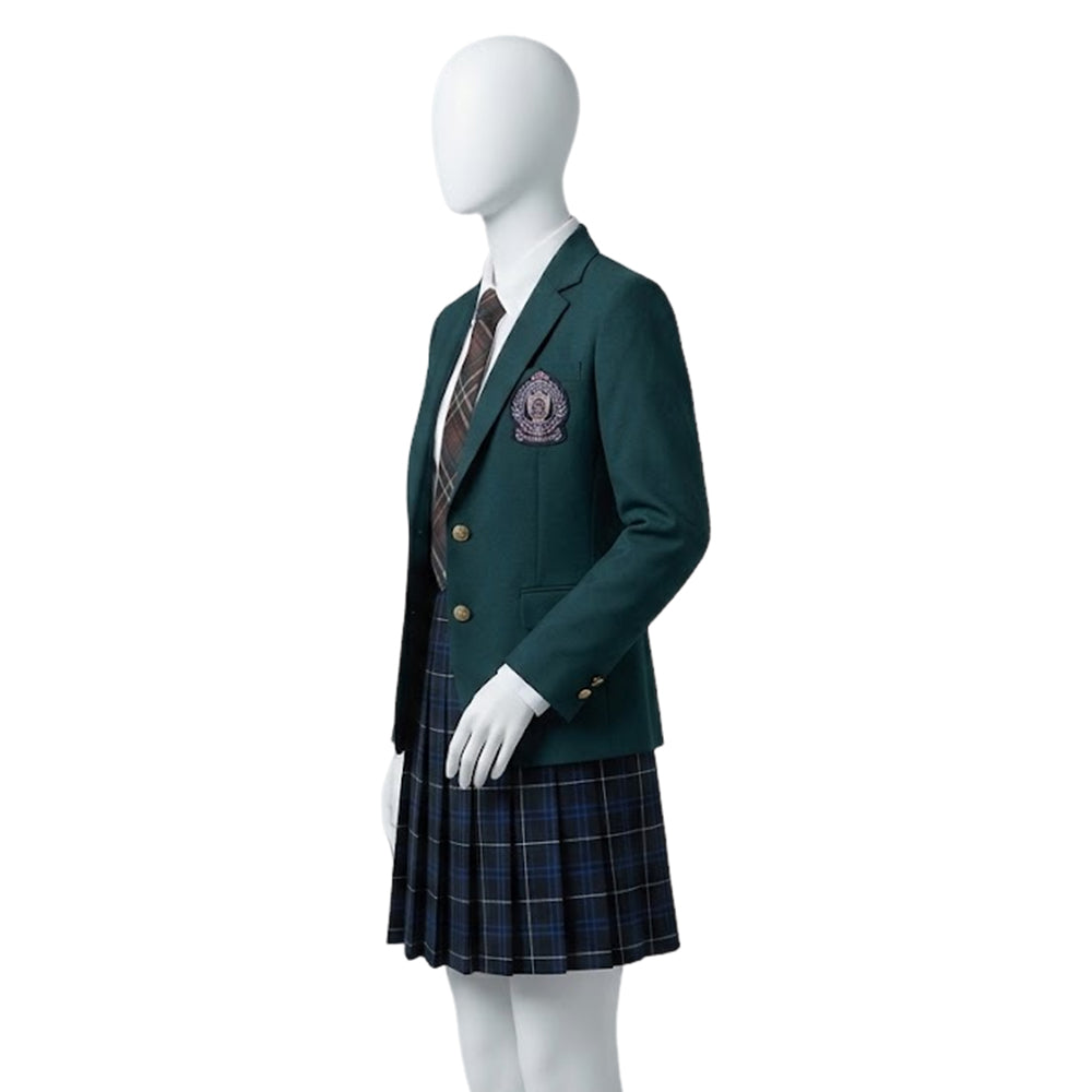 Coven Academy blau Kostüm Set Coven Academy Cosplay Outfit
