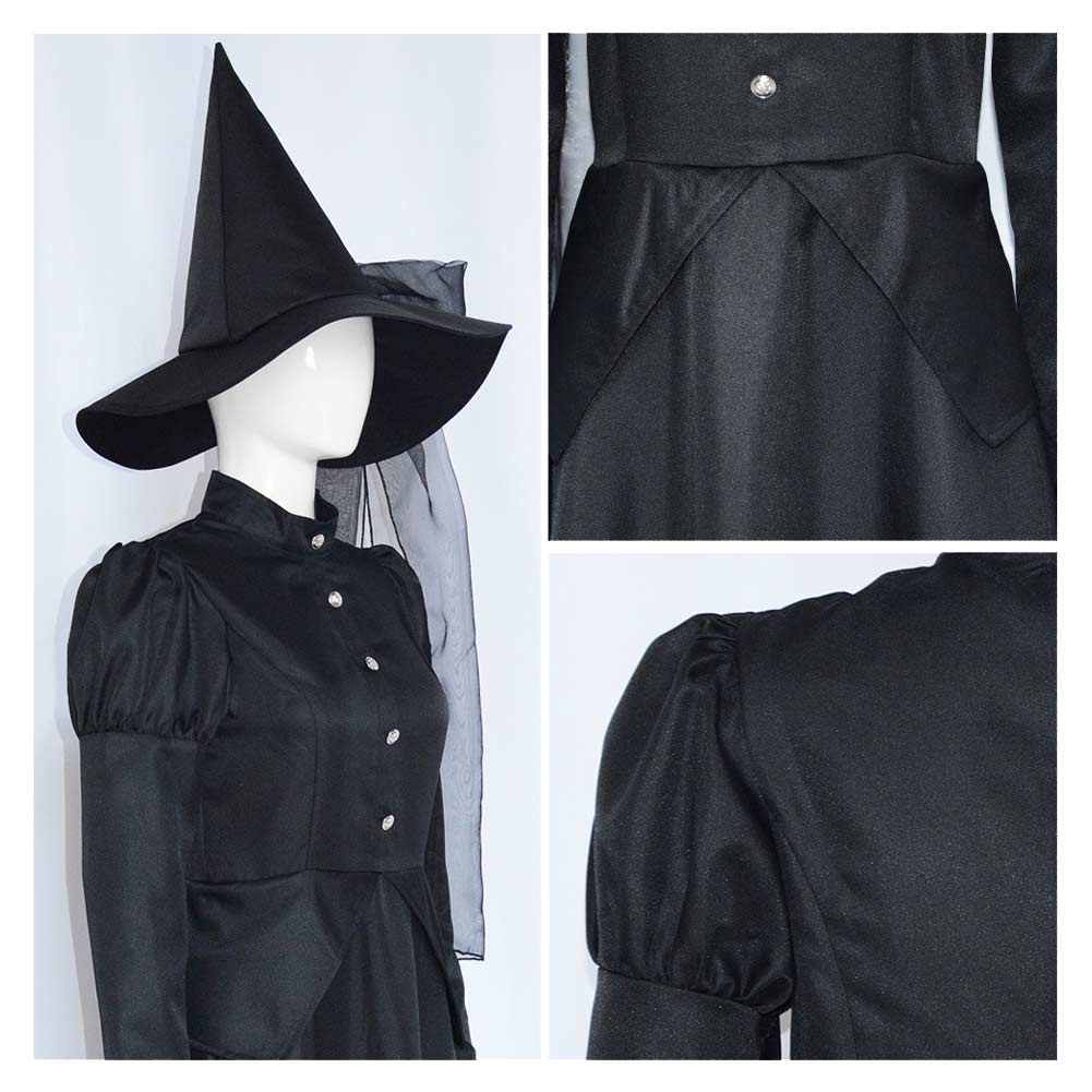 Wicked Hexe Elphaba Kostüm Set Cosplay Outfits