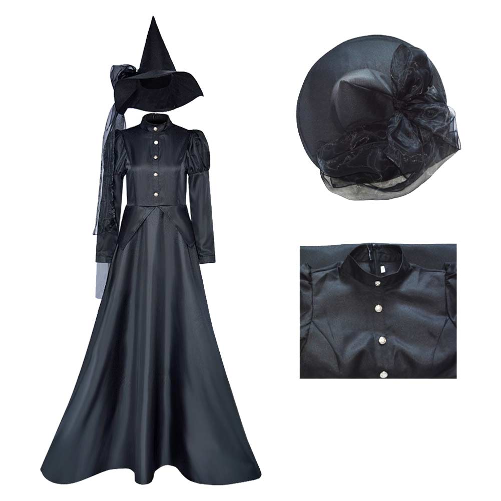 Wicked Hexe Elphaba Kostüm Set Cosplay Outfits