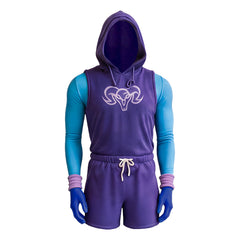 Skeletor lila Kostüm Set Masters of the Universe Skeletor Cosplay Outfit