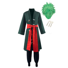 One Piece Roronoa Zoro Cosplay Kostüme Halloween Karneval Outfits