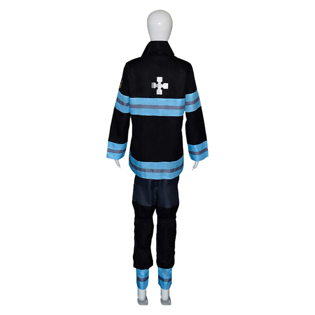 Fire Force Maki Oze Kostüm Feuerwehruniform Cosplay Outfits