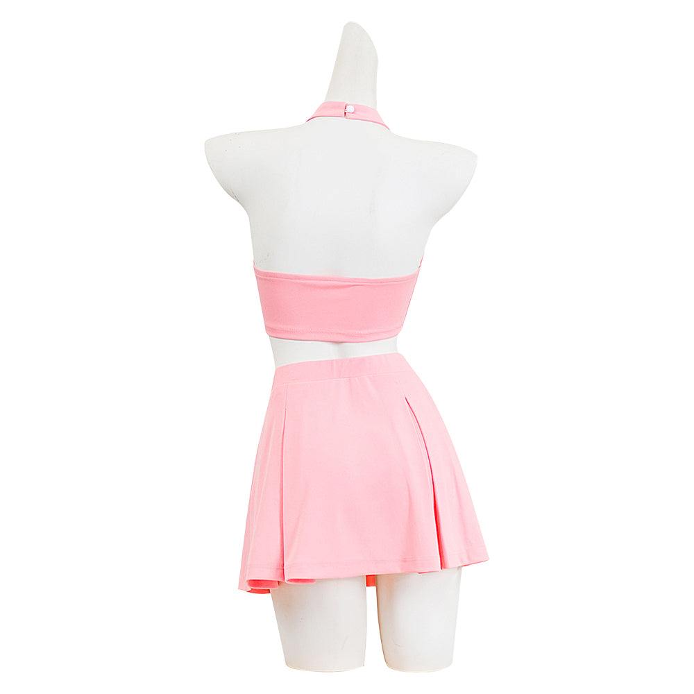 DEATH NOTE Misa Amane rosa Kleid Cosplay Kostüm Halloween Karneval Outfits