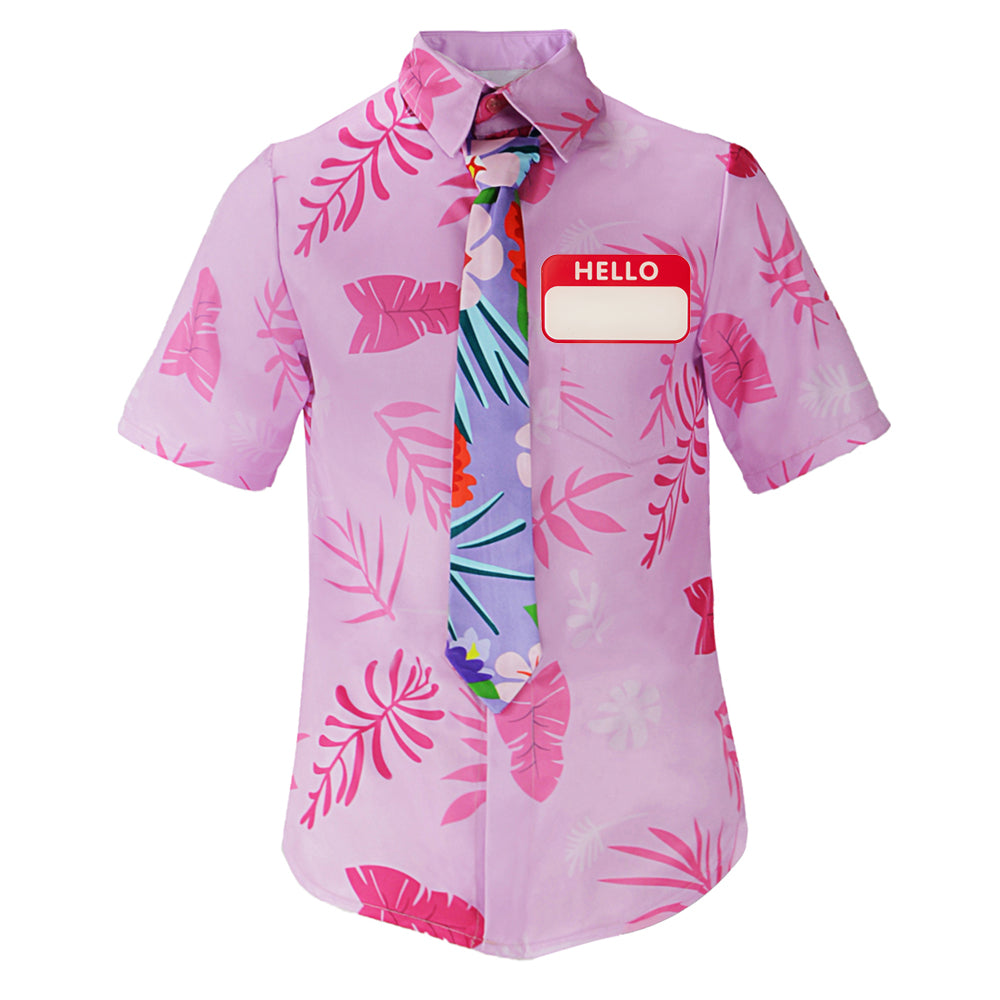 Zoomania Nick Wilde Rosa Hemd Cosplay Kostüm