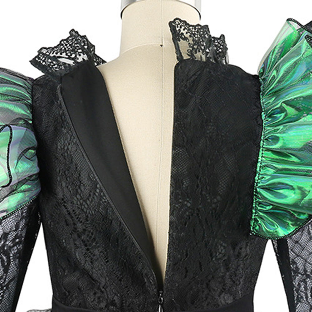 Mädchen Wicked Hexe Elphaba schwarz Kleid Cosplay Kostüm