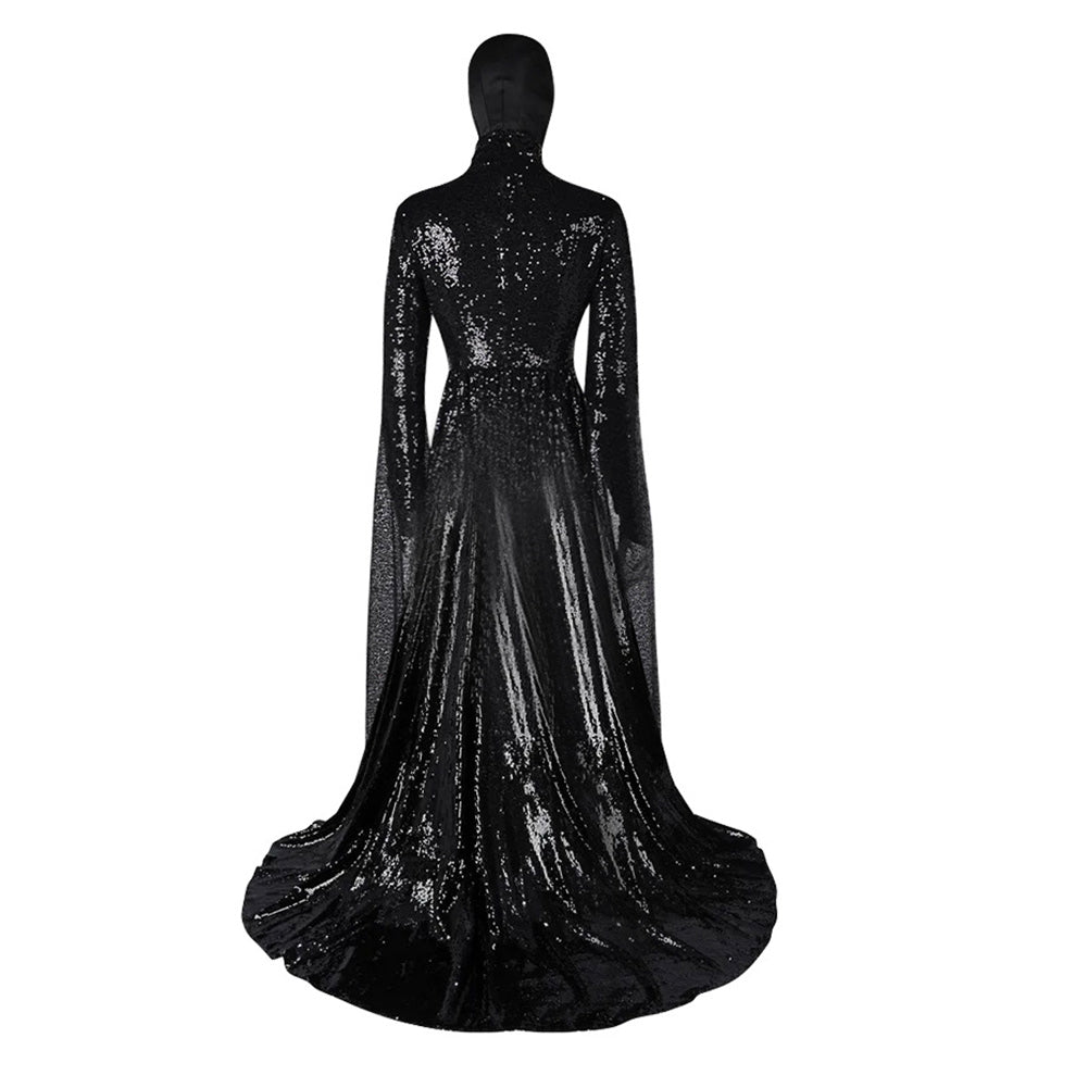 Schneewittchen 2025 Evil Queen Böse Königin schwarz Kostüm Cosplay Outfits