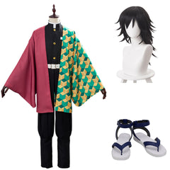 Tomioka Giyuu Cosplay Kostüm Demon Slayer Kimetsu no Yaiba Cosplay Kostüm