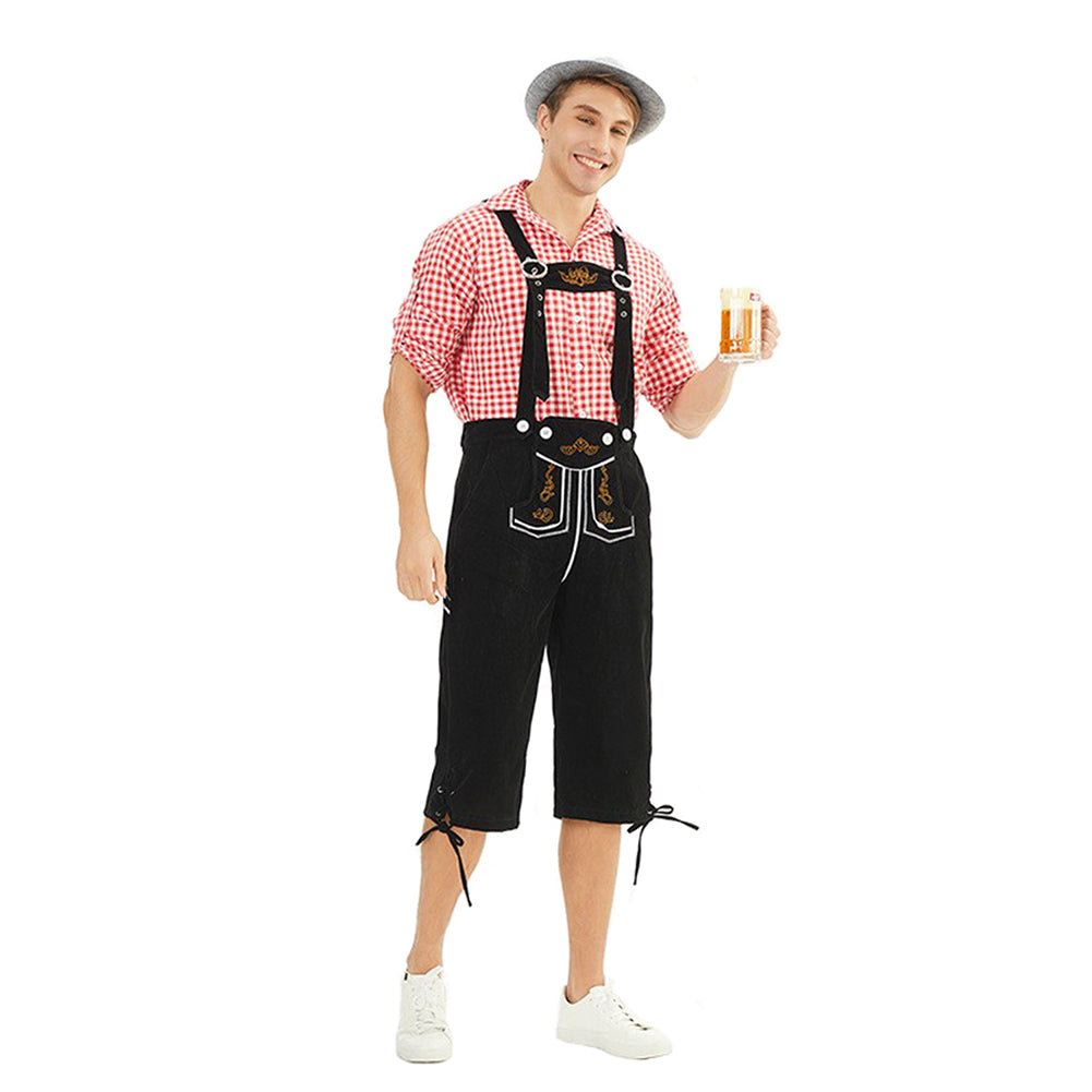 Herren Erwachsene Oktoberfest Kostüm Münchener Bierfest KleidungHalloween Fasching Party Anzug