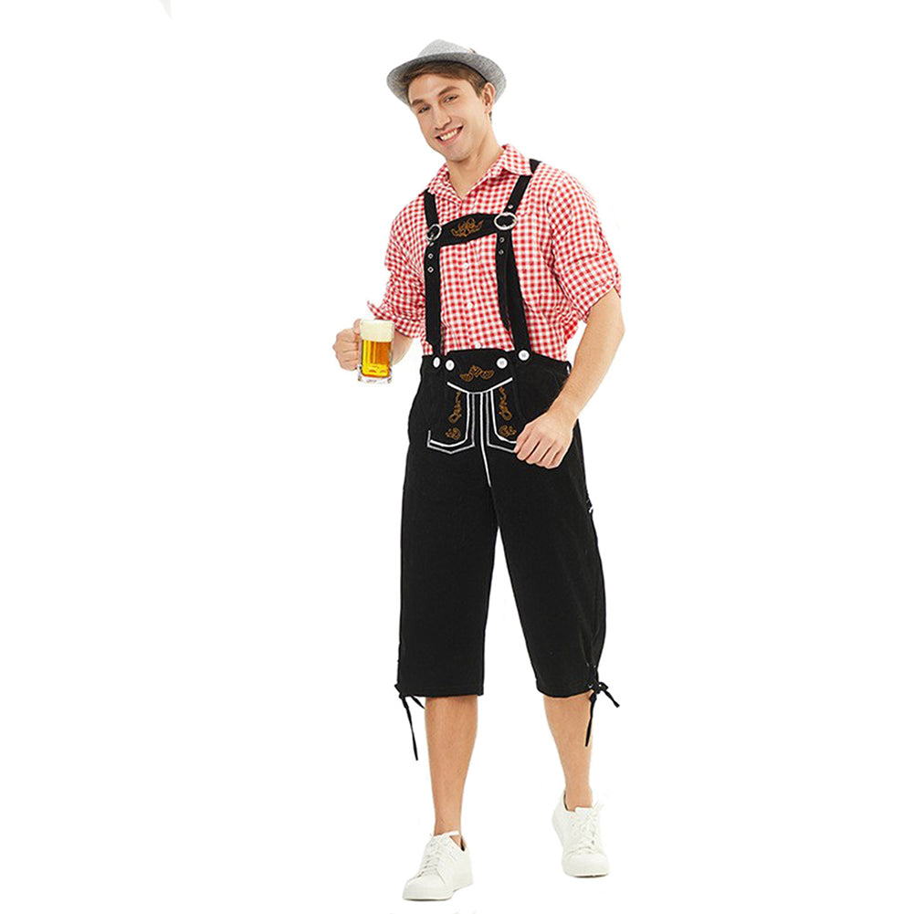 Herren Erwachsene Oktoberfest Kostüm Münchener Bierfest KleidungHalloween Fasching Party Anzug