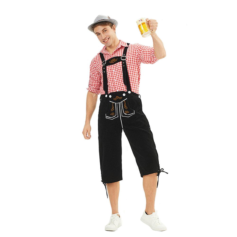 Herren Erwachsene Oktoberfest Kostüm Münchener Bierfest KleidungHalloween Fasching Party Anzug