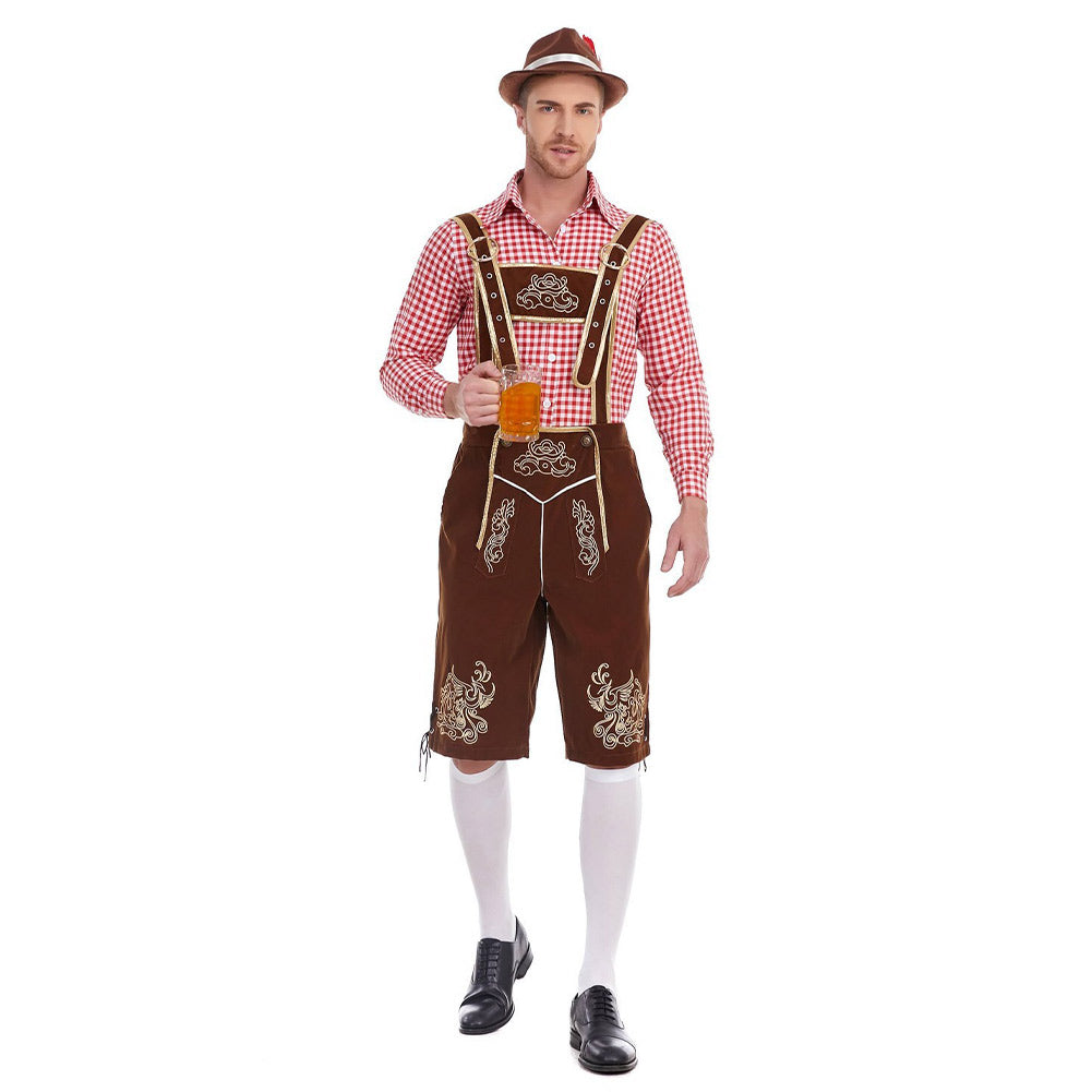 Herren Deutsch Bayerisch München Bierfest Oktoberfest Cosplay Kostüm Outfits Halloween Karneval Anzug