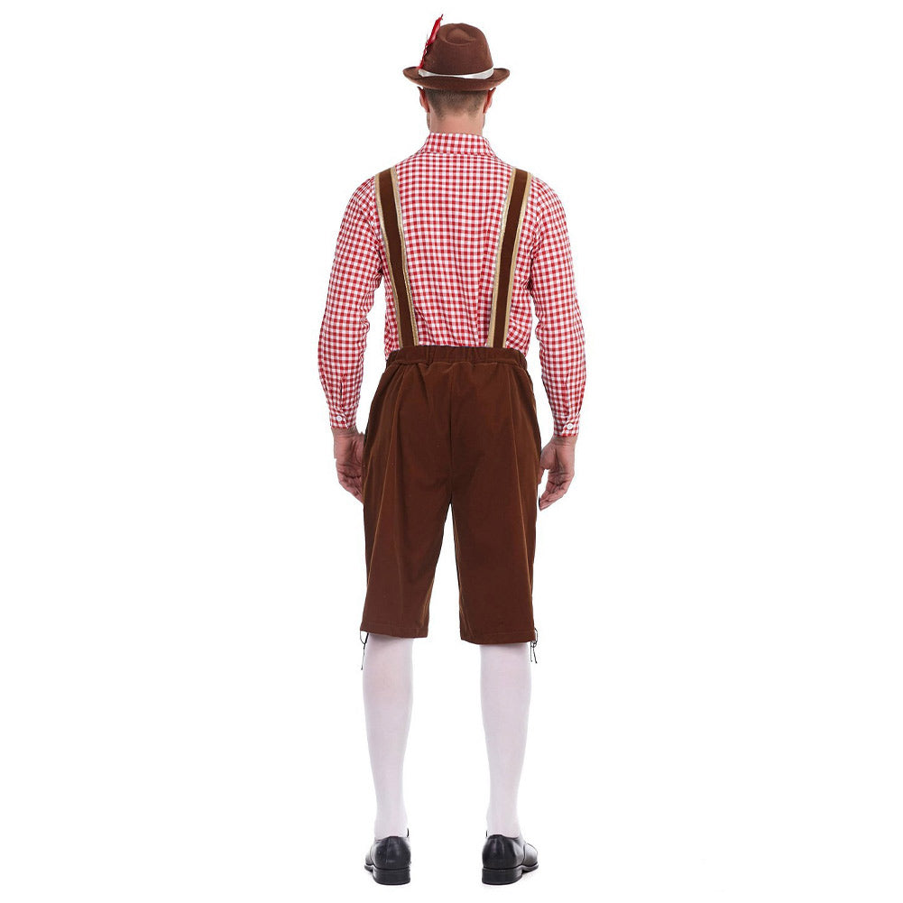 Herren Deutsch Bayerisch München Bierfest Oktoberfest Cosplay Kostüm Outfits Halloween Karneval Anzug