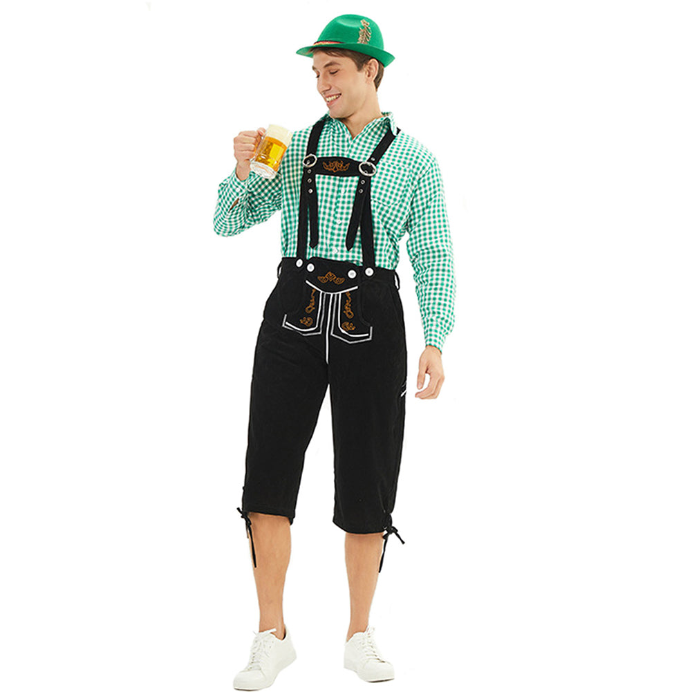 Herren Erwachsene Oktoberfest Kostüm Münchener Bierfest KleidungHalloween Fasching Party Anzug