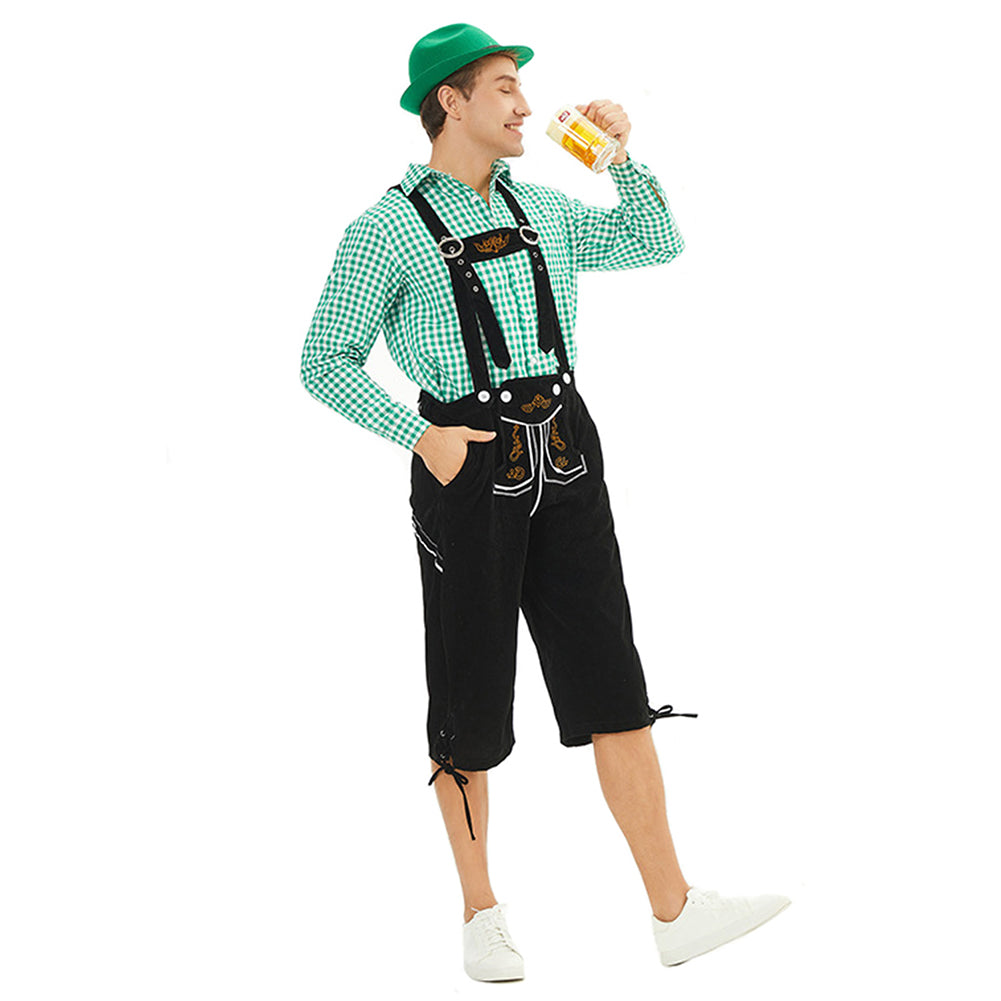 Herren Erwachsene Oktoberfest Kostüm Münchener Bierfest KleidungHalloween Fasching Party Anzug